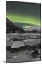 Aurora Borealis over Annie Lake, Yukon, Canada-null-Mounted Photographic Print