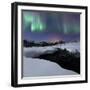 Aurora Borealis over Blafjellelva River in Troms County-Stocktrek Images-Framed Premium Photographic Print