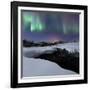 Aurora Borealis over Blafjellelva River in Troms County-Stocktrek Images-Framed Photographic Print