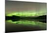 Aurora Borealis over Fish Lake, Whitehorse, Yukon, Canada-null-Mounted Photographic Print