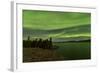 Aurora Borealis over Fish Lake, Yukon, Canada-null-Framed Photographic Print