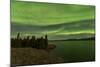 Aurora Borealis over Fish Lake, Yukon, Canada-null-Mounted Photographic Print