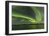 Aurora Borealis over Fish Lake, Yukon, Canada-null-Framed Photographic Print