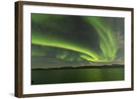 Aurora Borealis over Fish Lake, Yukon, Canada-null-Framed Photographic Print