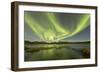 Aurora Borealis over Fish Lake, Yukon, Canada-null-Framed Photographic Print