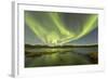 Aurora Borealis over Fish Lake, Yukon, Canada-null-Framed Photographic Print