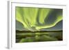 Aurora Borealis over Fish Lake, Yukon, Canada-null-Framed Photographic Print