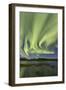 Aurora Borealis over Fish Lake, Yukon, Canada-null-Framed Photographic Print