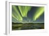 Aurora Borealis over Fish Lake, Yukon, Canada-null-Framed Photographic Print