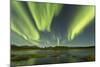 Aurora Borealis over Fish Lake, Yukon, Canada-null-Mounted Photographic Print