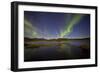 Aurora Borealis over Fish Lake, Yukon, Canada-null-Framed Photographic Print