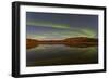 Aurora Borealis over Fish Lake, Yukon, Canada-null-Framed Photographic Print
