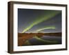 Aurora Borealis over Fish Lake, Yukon, Canada-null-Framed Photographic Print