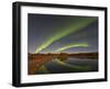 Aurora Borealis over Fish Lake, Yukon, Canada-null-Framed Photographic Print