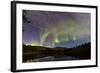 Aurora Borealis over Hidden Lake, Yukon, Canada-null-Framed Photographic Print