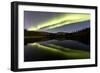 Aurora Borealis over Hidden Lake, Yukon, Canada-null-Framed Photographic Print