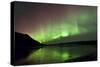 Aurora Borealis over Kluane Lake, Yukon, Canada-null-Stretched Canvas