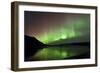 Aurora Borealis over Kluane Lake, Yukon, Canada-null-Framed Photographic Print