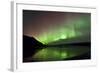 Aurora Borealis over Kluane Lake, Yukon, Canada-null-Framed Photographic Print