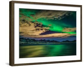 Aurora Borealis over Lake Kleifarvatn, Iceland-Arctic-Images-Framed Photographic Print