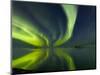 Aurora Borealis over Lake Thorisvatn-null-Mounted Photographic Print