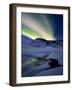 Aurora Borealis over Mikkelfjellet Mountain in Troms County, Norway-Stocktrek Images-Framed Photographic Print