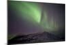 Aurora Borealis over Mountain Range, Carcross, Yukon, Canada-null-Mounted Photographic Print