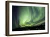 Aurora Borealis over Mountain, Yukon, Canada-null-Framed Photographic Print