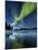 Aurora Borealis over Sandvannet Lake in Troms County, Norway-Stocktrek Images-Mounted Photographic Print