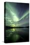 Aurora Borealis over Schwatka Lake, Yukon, Canada-null-Stretched Canvas