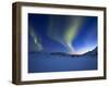 Aurora Borealis over Skittendalen Valley in Troms County, Norway-Stocktrek Images-Framed Photographic Print