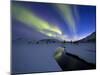 Aurora Borealis over Skittendalen Valley, Troms County, Norway-Stocktrek Images-Mounted Photographic Print