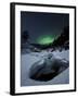 Aurora Borealis over Tennevik River in Norway-Stocktrek Images-Framed Photographic Print