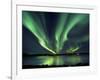 Aurora Borealis over Tjeldsundet in Troms County, Norway-Stocktrek Images-Framed Photographic Print