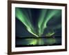 Aurora Borealis over Tjeldsundet in Troms County, Norway-Stocktrek Images-Framed Photographic Print