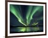 Aurora Borealis over Tjeldsundet in Troms County, Norway-Stocktrek Images-Framed Photographic Print