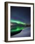 Aurora Borealis Over Vagsfjorden in Troms County, Norway-Stocktrek Images-Framed Photographic Print