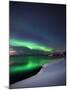 Aurora Borealis Over Vagsfjorden in Troms County, Norway-Stocktrek Images-Mounted Photographic Print