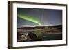 Aurora Borealis over Yukon River, Yukon, Canda-null-Framed Photographic Print