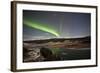 Aurora Borealis over Yukon River, Yukon, Canda-null-Framed Photographic Print