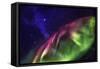 Aurora Borealis with the Milky Way Galaxy.-Arctic-Images-Framed Stretched Canvas