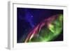 Aurora Borealis with the Milky Way Galaxy.-Arctic-Images-Framed Photographic Print