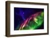 Aurora Borealis with the Milky Way Galaxy.-Arctic-Images-Framed Photographic Print