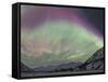 Aurora Borealis, Wrangell Mountains, Alaska, USA-Hugh Rose-Framed Stretched Canvas