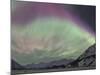 Aurora Borealis, Wrangell Mountains, Alaska, USA-Hugh Rose-Mounted Photographic Print