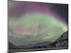 Aurora Borealis, Wrangell Mountains, Alaska, USA-Hugh Rose-Mounted Photographic Print