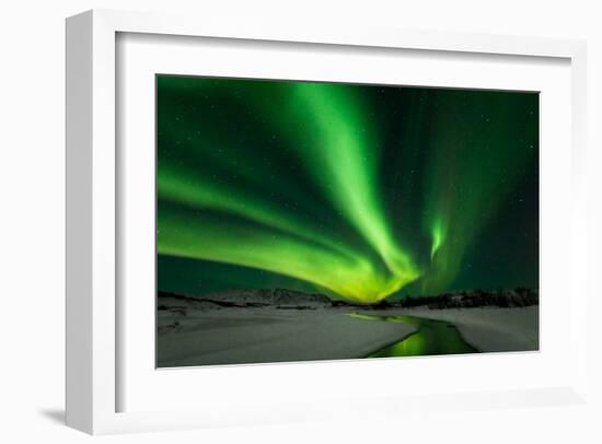 Aurora Borealis-null-Framed Art Print