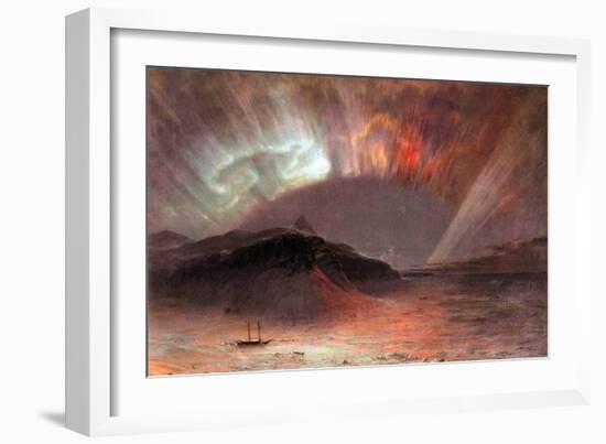 Aurora Borealis-Frederic Edwin Church-Framed Art Print
