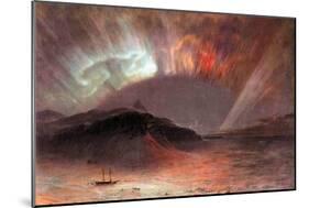 Aurora Borealis-Frederic Edwin Church-Mounted Art Print