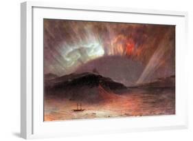 Aurora Borealis-Frederic Edwin Church-Framed Art Print